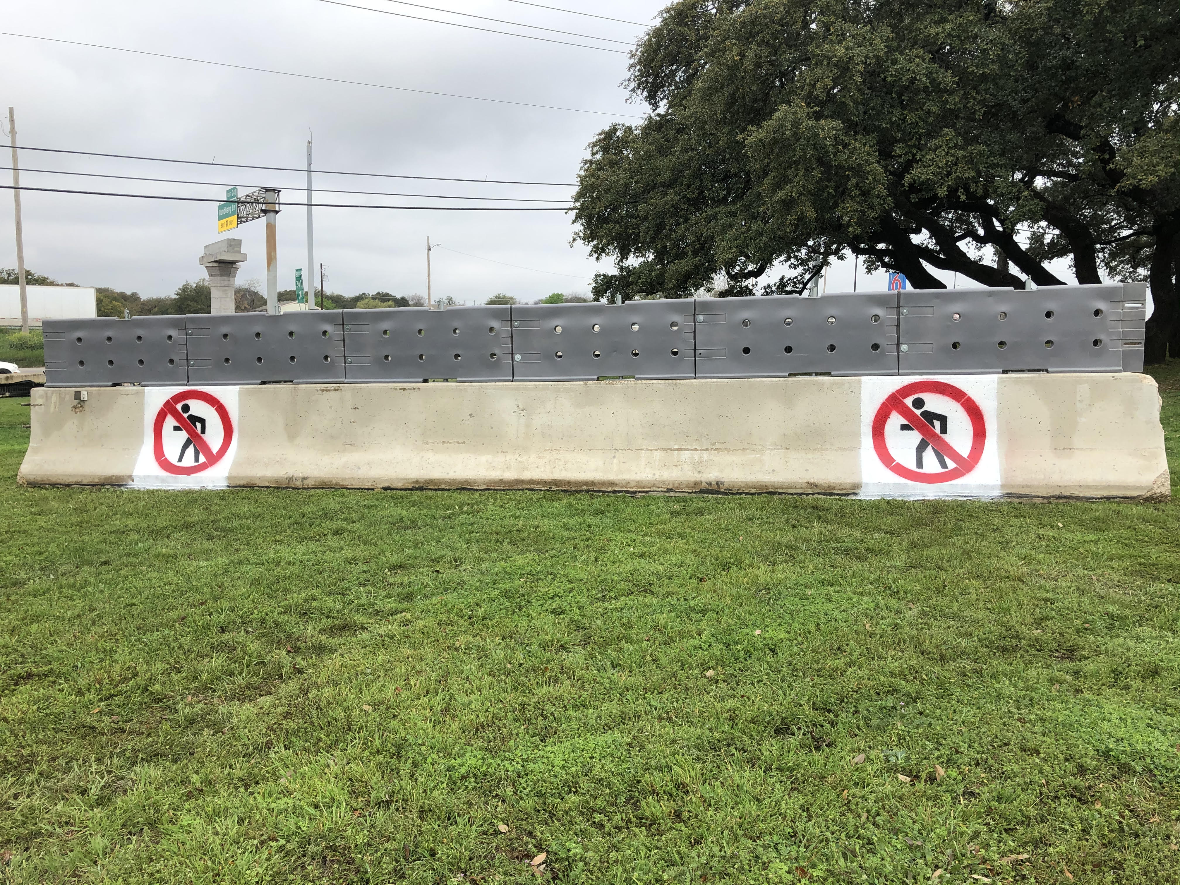 The Texas Department of Transportation on March 10 revealed new barriers to be installed along I-35 designed to deter pedestrians from attempting to cross the interstate highway.