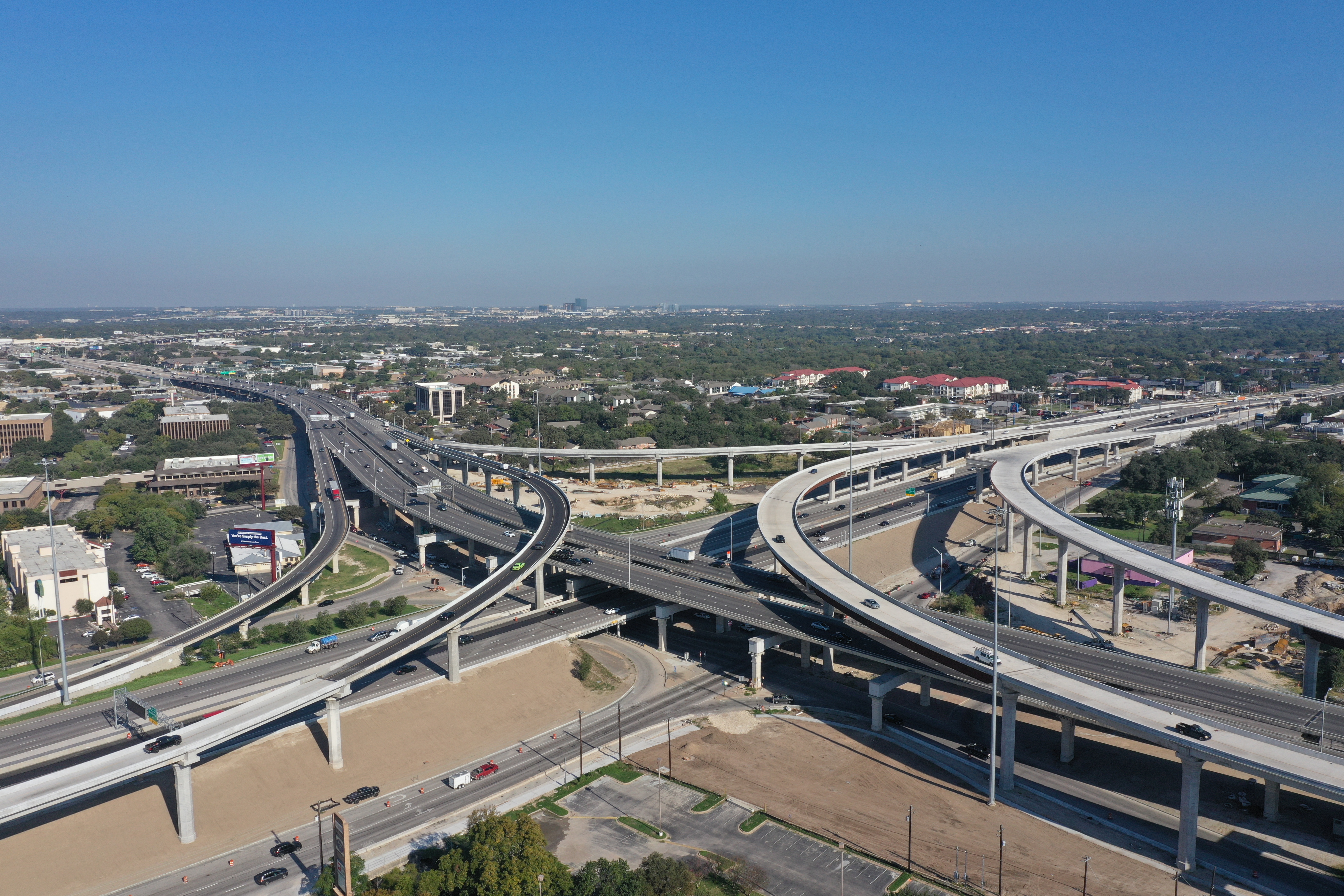 I-35 and US 183 interchange - October 2021 